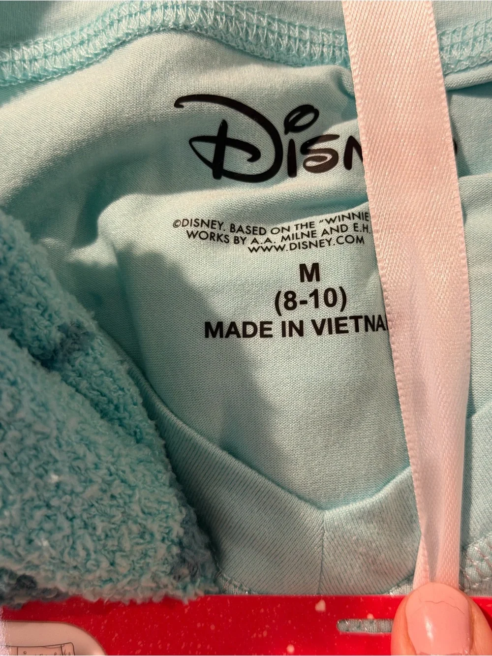 Disney Winnie the Pooh Light Aqua Pajama Set with Cozy Socks